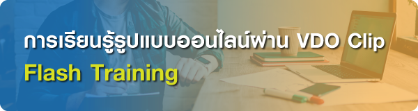 การจัดอบรมแบบ Flash Training Program